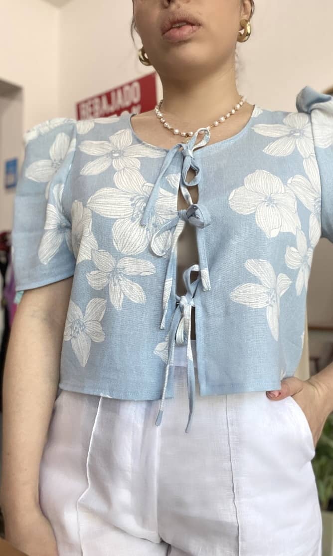 Blusa Sofi estampada color LILA