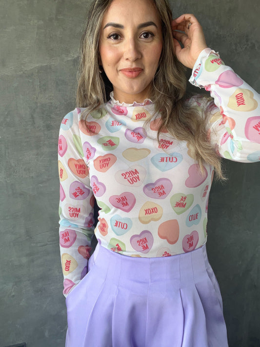 Top MESH hugs and kisses