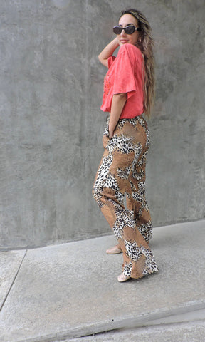 Pantalón animal print