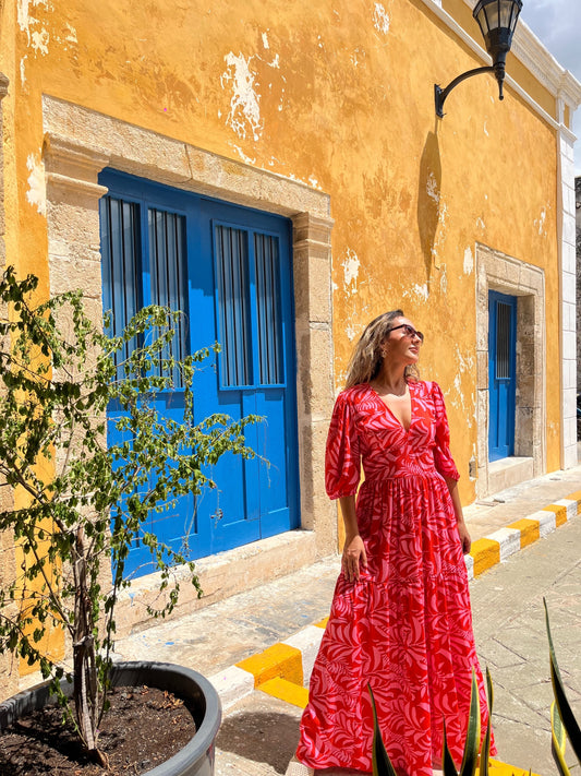 Vestido Boho Chic Rayón –XL