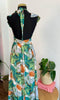 Vestido floreado verde